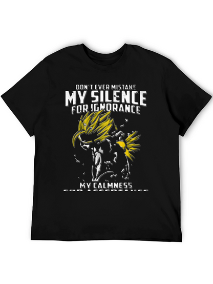 My Silence T-Shirt - Dragon Ball Z Inspired Design