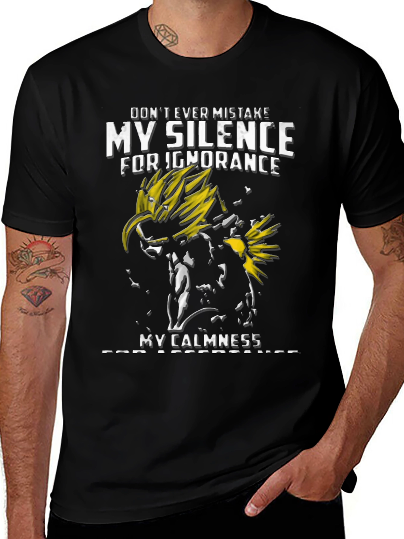 My Silence T-Shirt - Dragon Ball Z Inspired Design