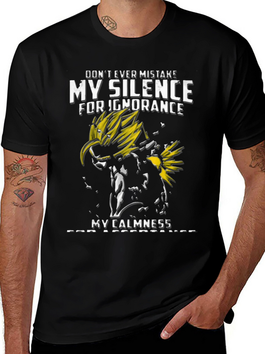 My Silence T-Shirt - Dragon Ball Z Inspired Design