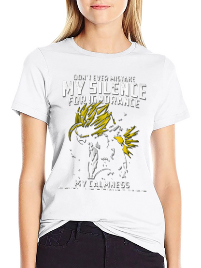 My Silence T-Shirt - Dragon Ball Z Inspired Design