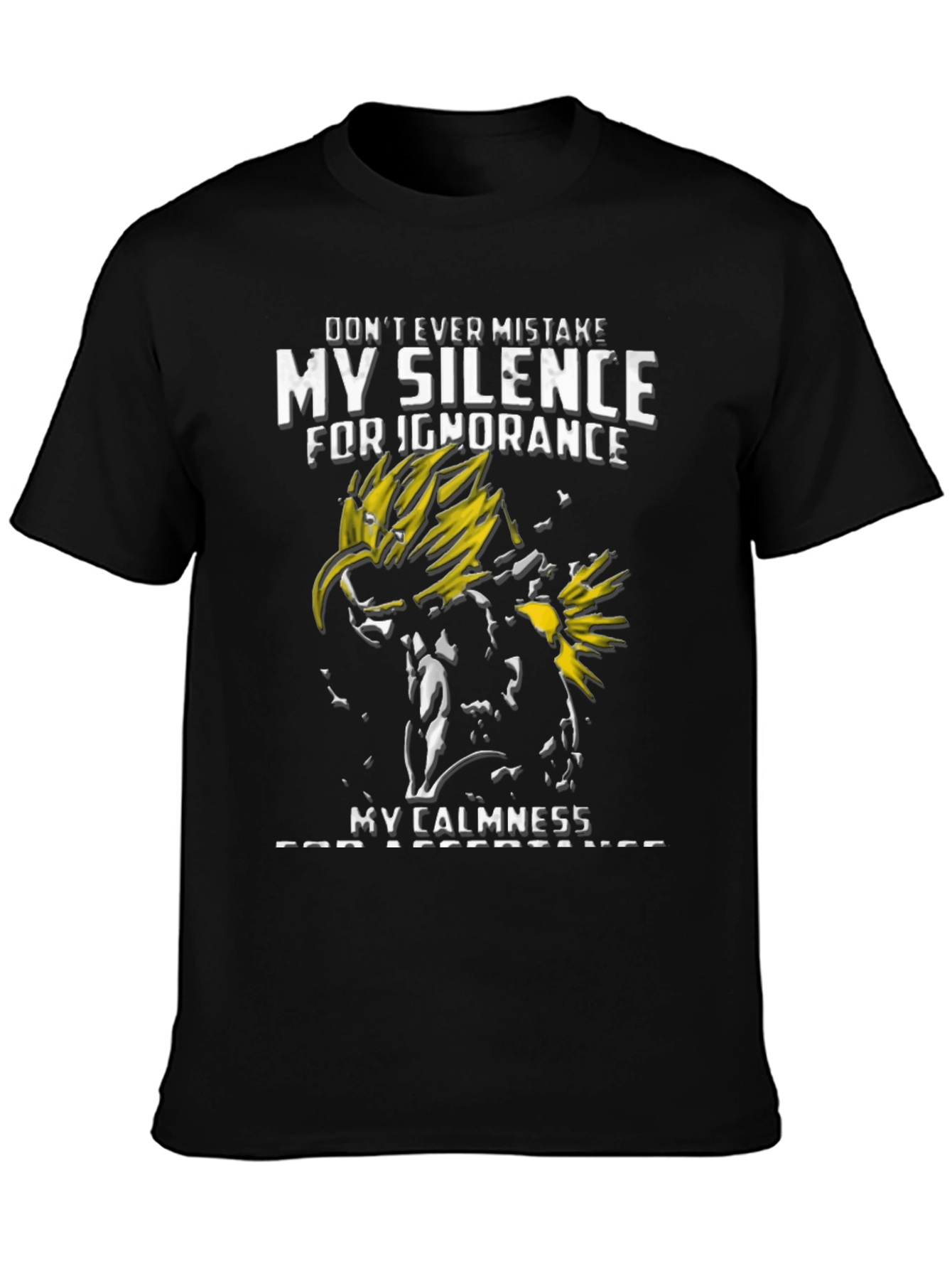 My Silence T-Shirt - Dragon Ball Z Inspired Design