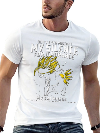 My Silence T-Shirt - Dragon Ball Z Inspired Design