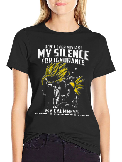 My Silence T-Shirt - Dragon Ball Z Inspired Design