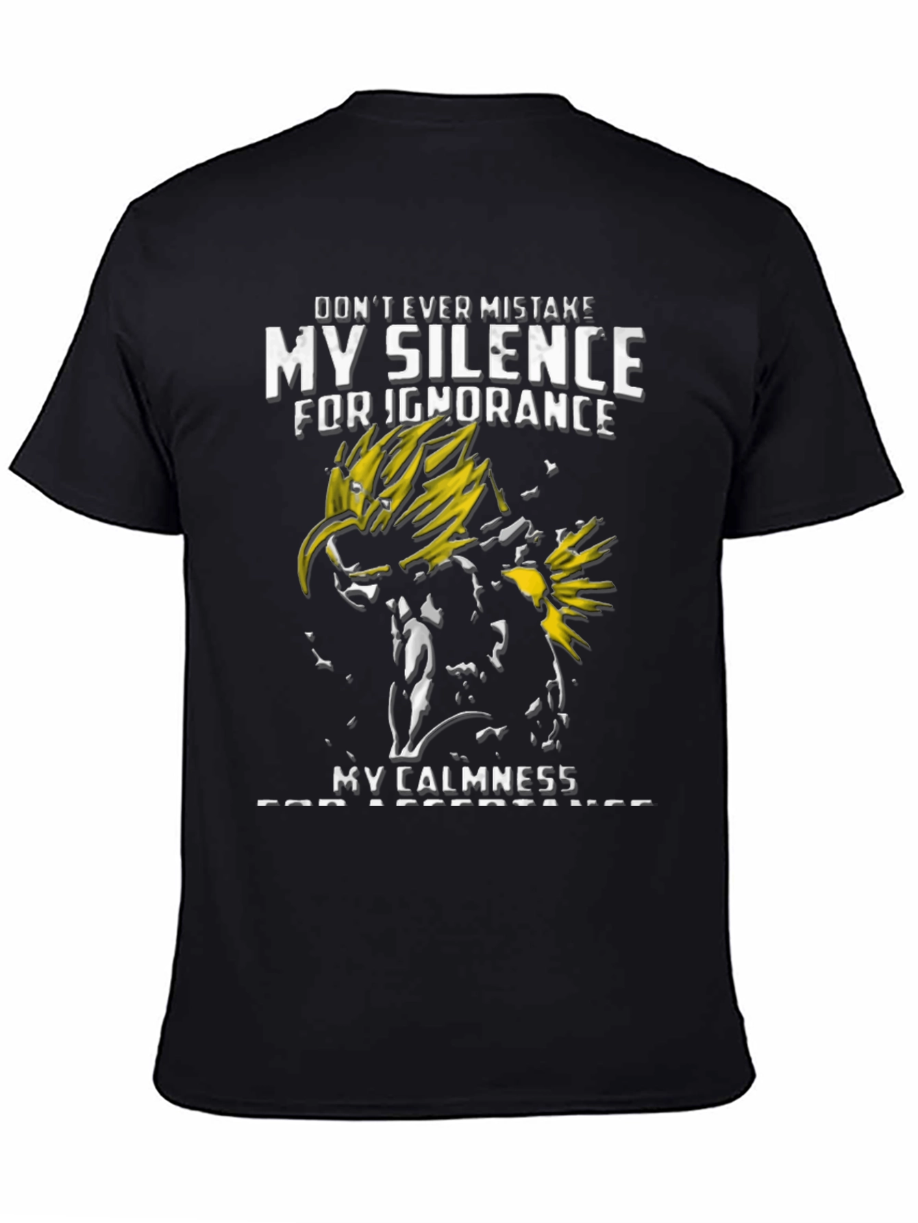 My Silence T-Shirt - Dragon Ball Z Inspired Design