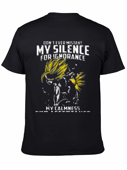 My Silence T-Shirt - Dragon Ball Z Inspired Design