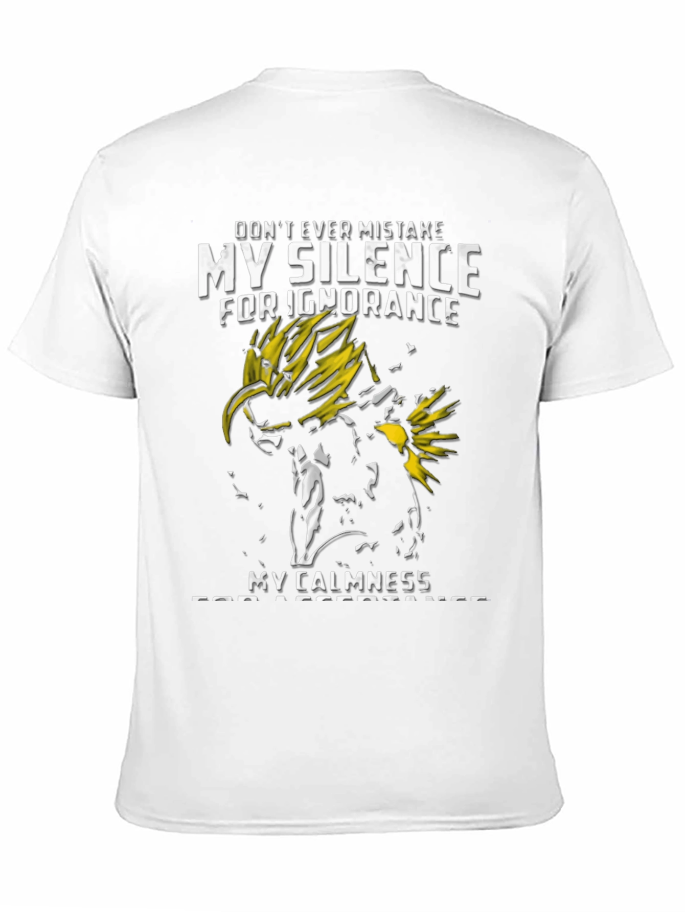 My Silence T-Shirt - Dragon Ball Z Inspired Design