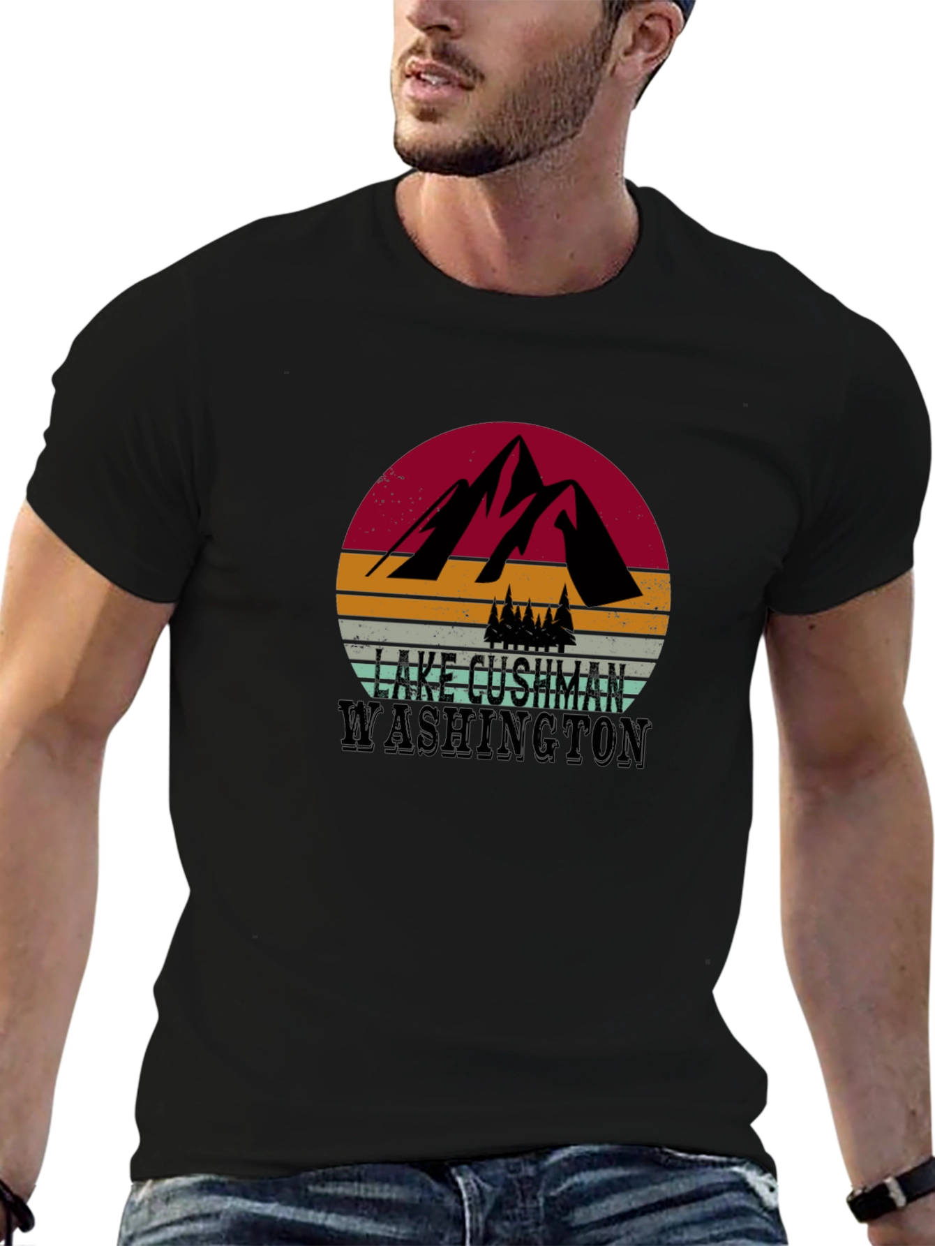Lake Cushman Washington Graphic Tee