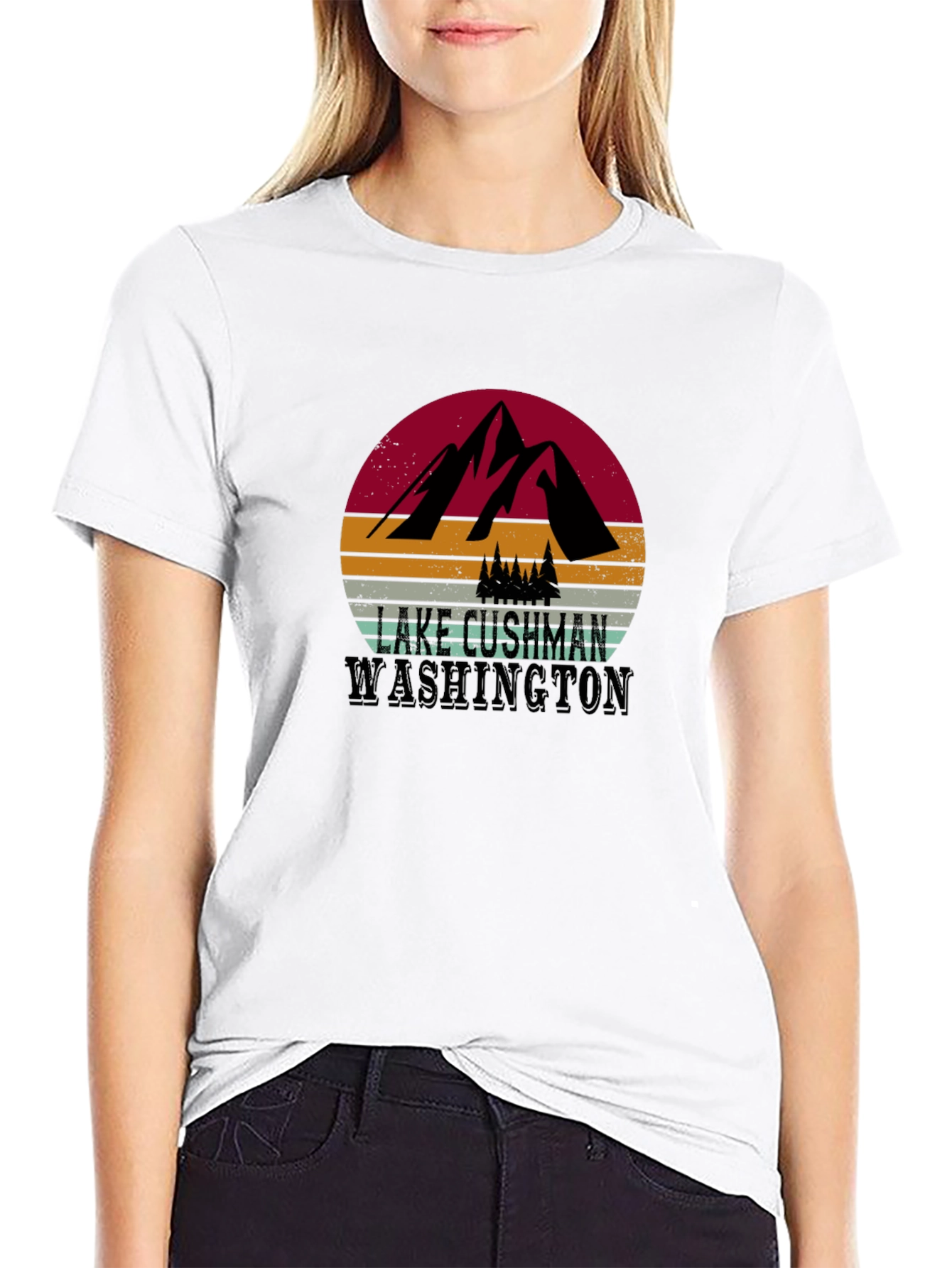 Lake Cushman Washington Graphic Tee