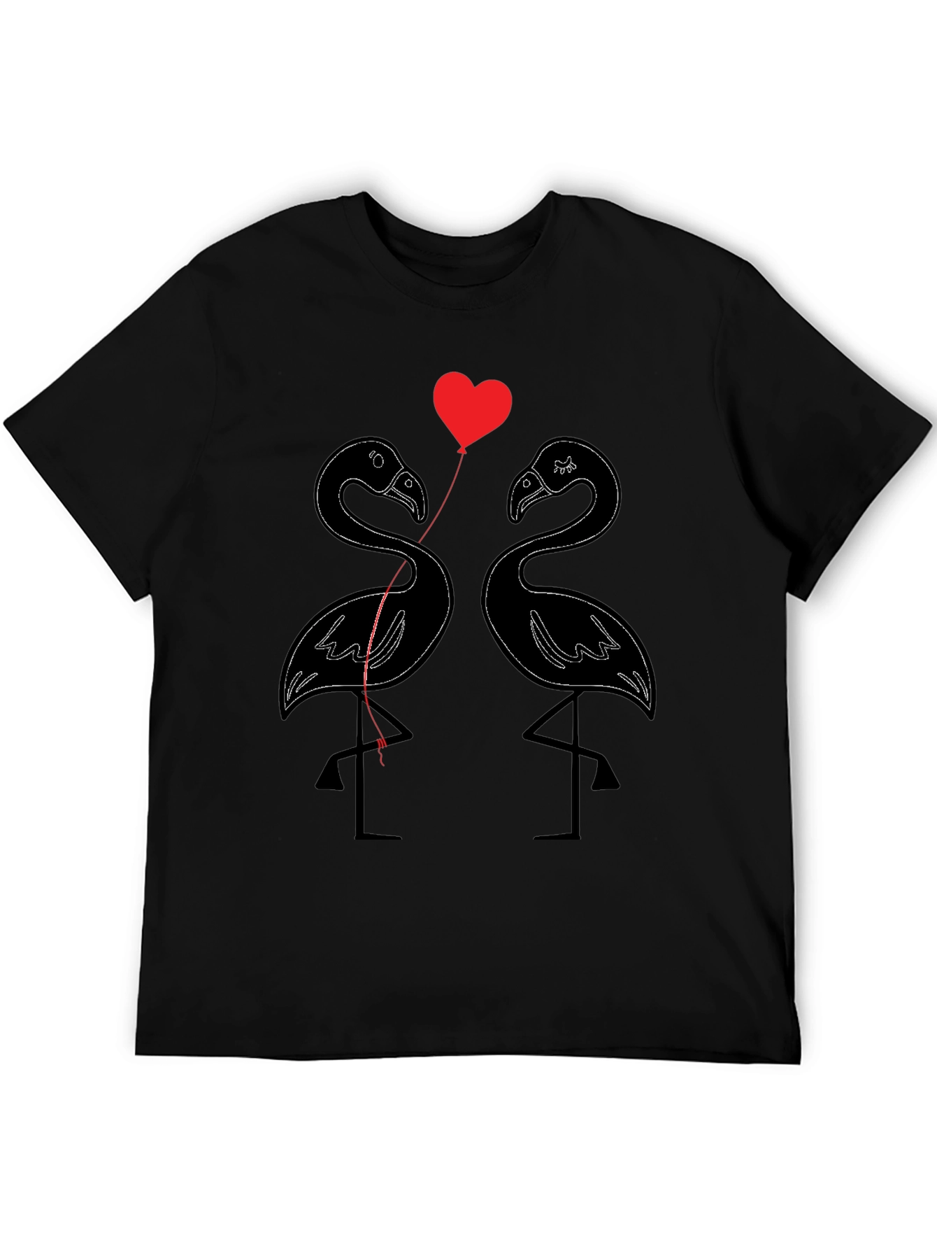 Flamingo Love T-Shirt - Cute Graphic Tee