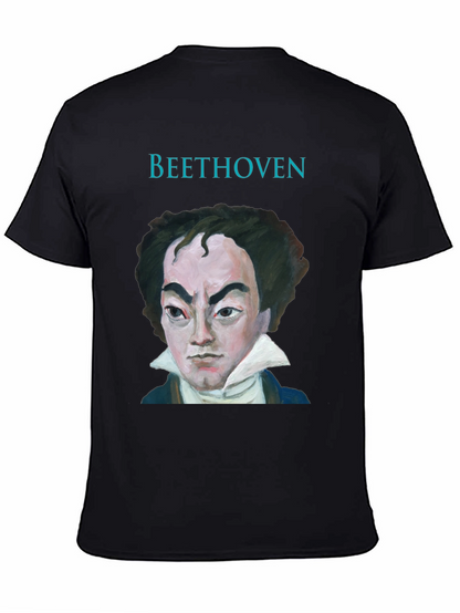 Beethoven Portrait Graphic Tee - Classic Musician T-Shirt