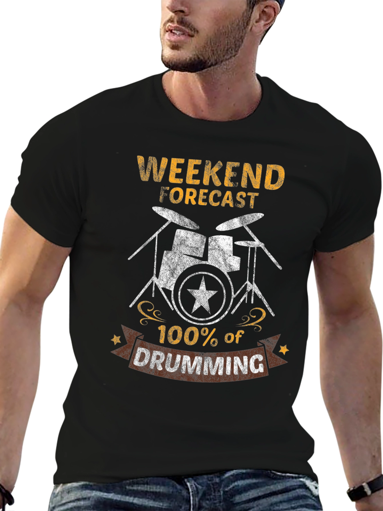 Weekend Drumming Forecast T-Shirt