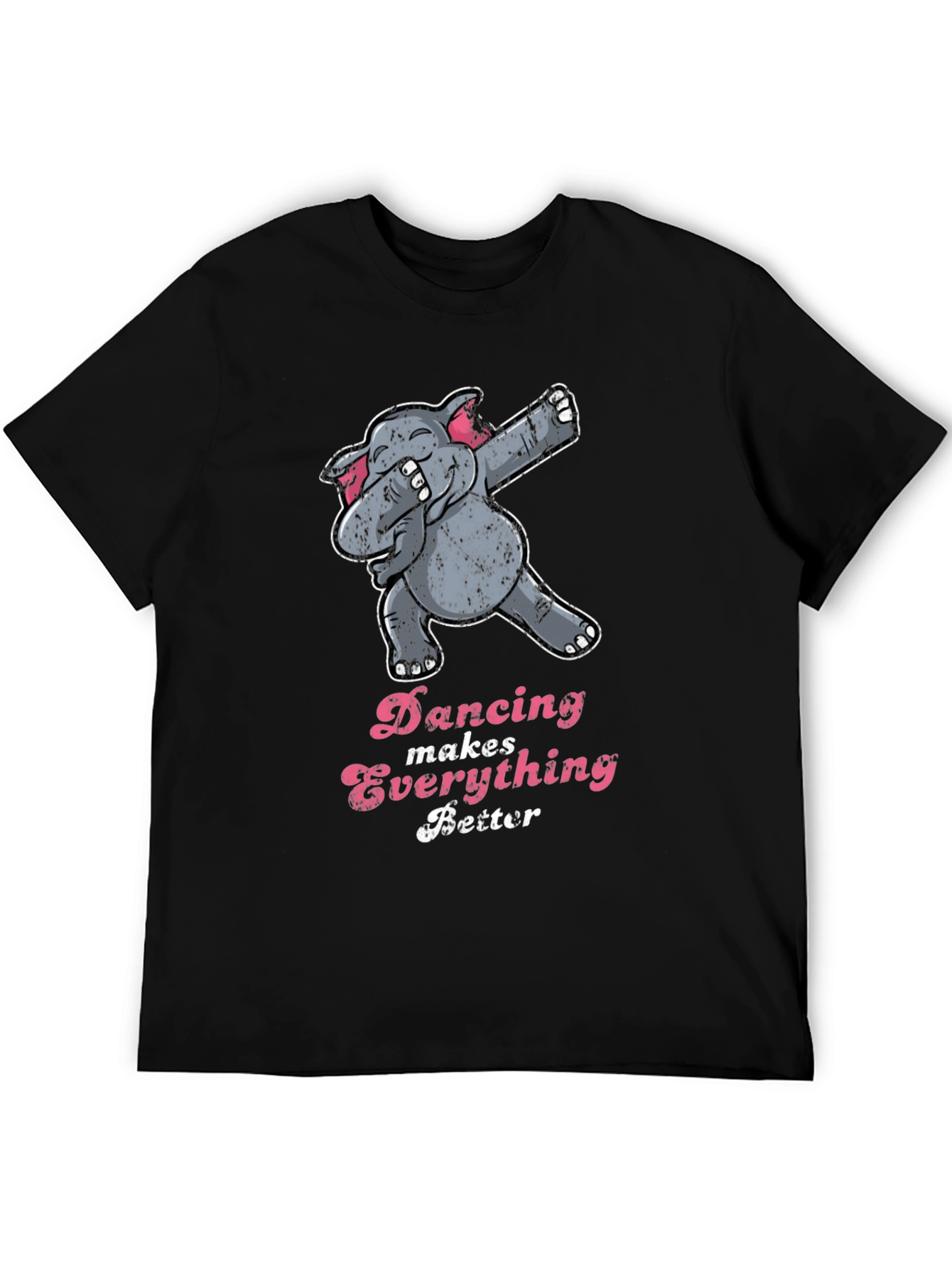 Dancing Elephant Graphic Tee - Makes Everything Better!