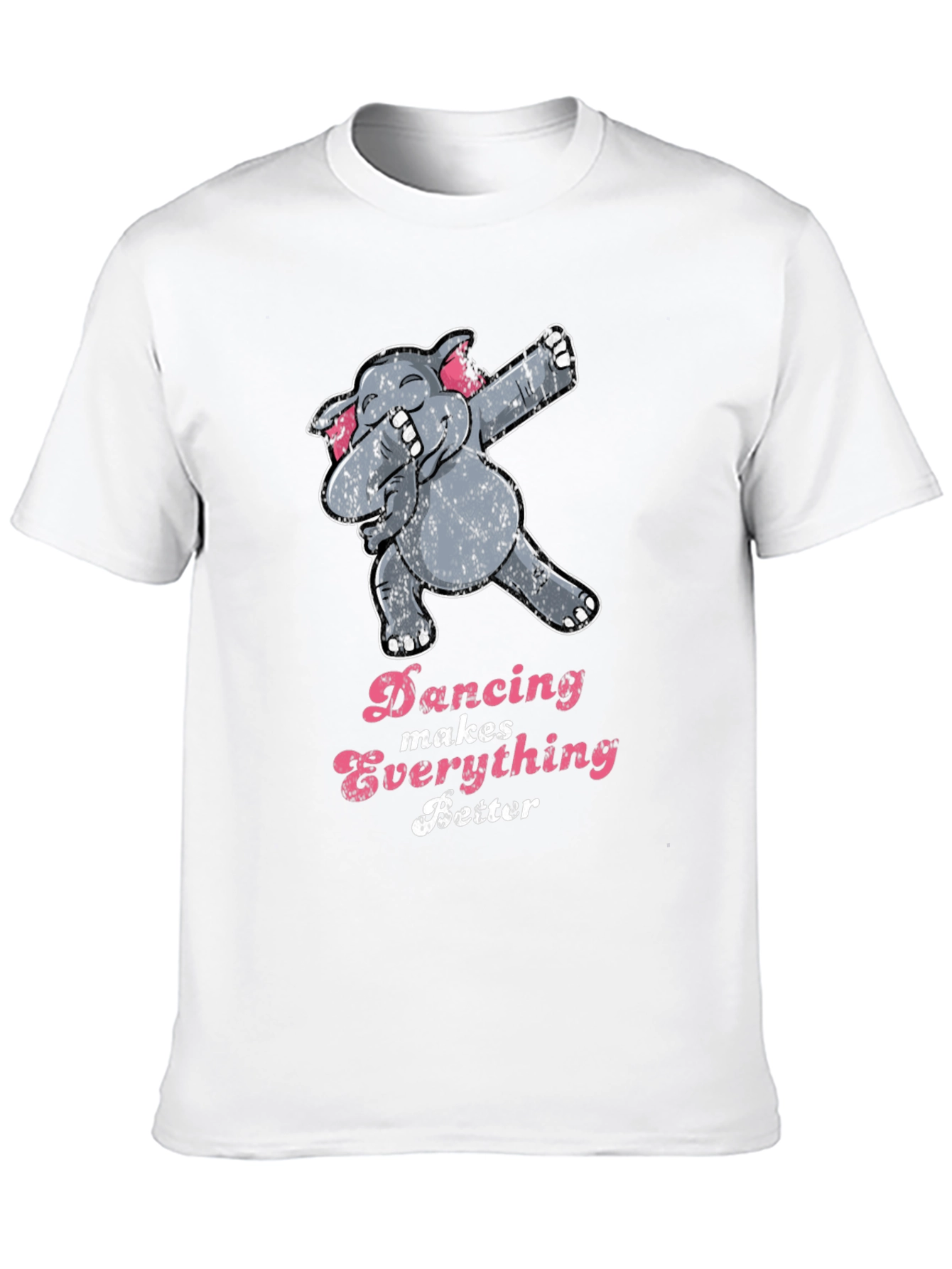 Dancing Elephant Graphic Tee - Makes Everything Better!