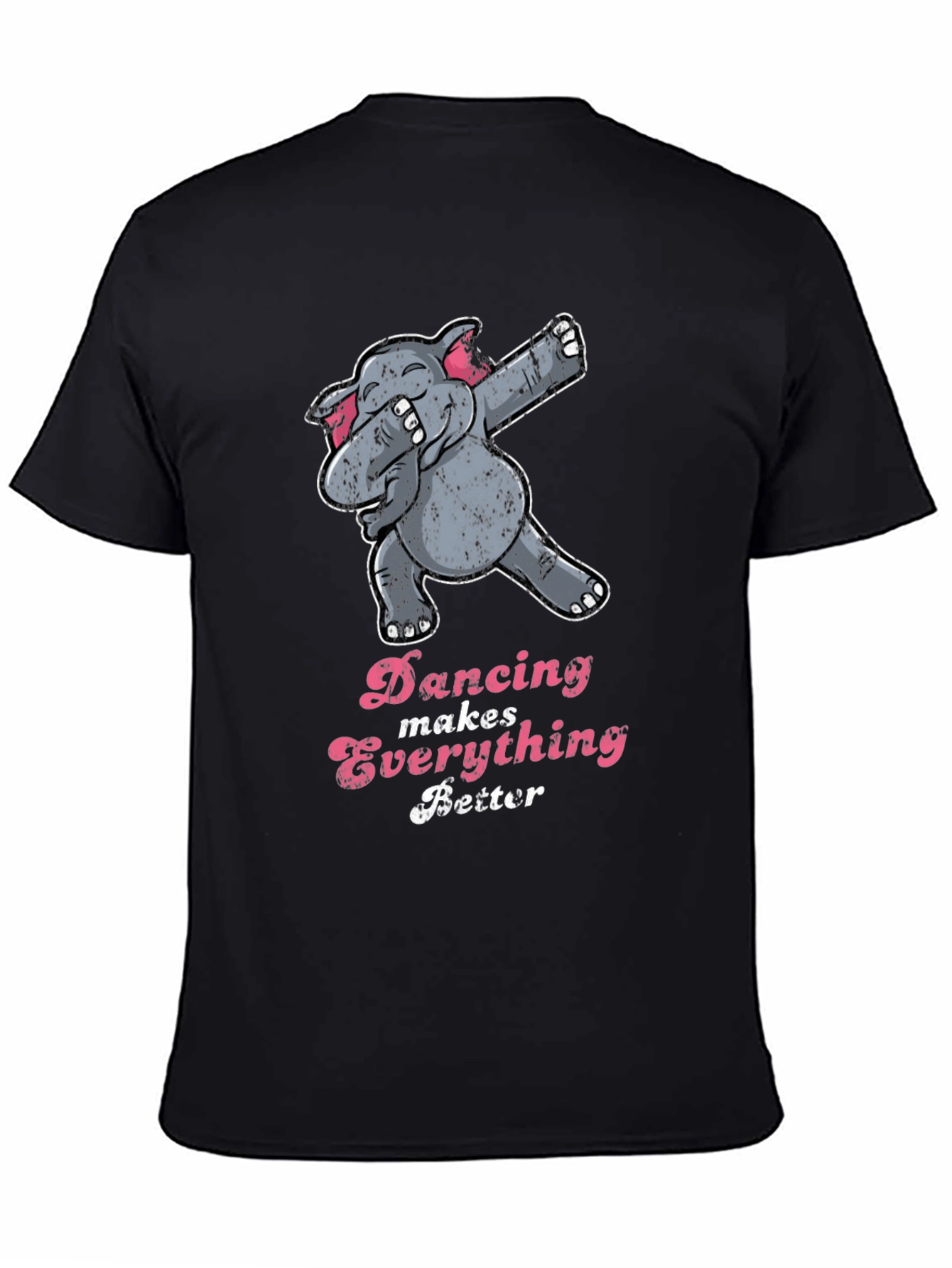 Dancing Elephant Graphic Tee - Makes Everything Better!