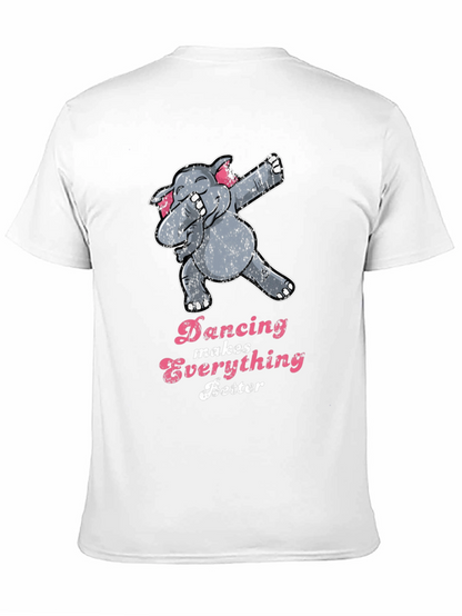 Dancing Elephant Graphic Tee - Makes Everything Better!