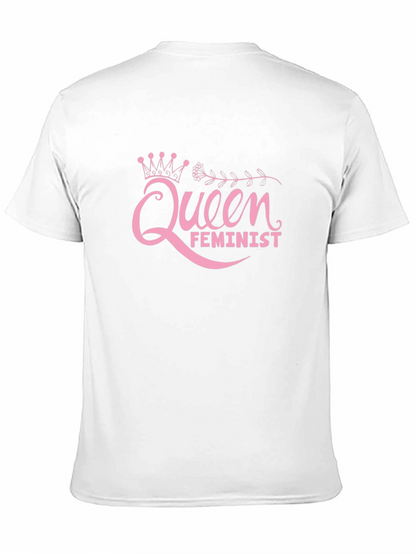 Queen Feminist Black T-Shirt