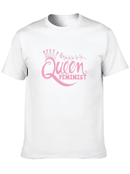 Queen Feminist Black T-Shirt