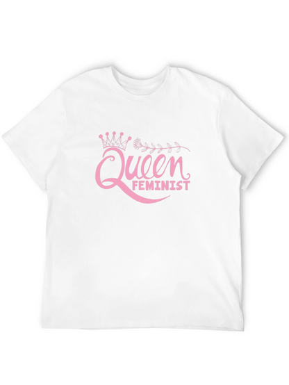 Queen Feminist Black T-Shirt