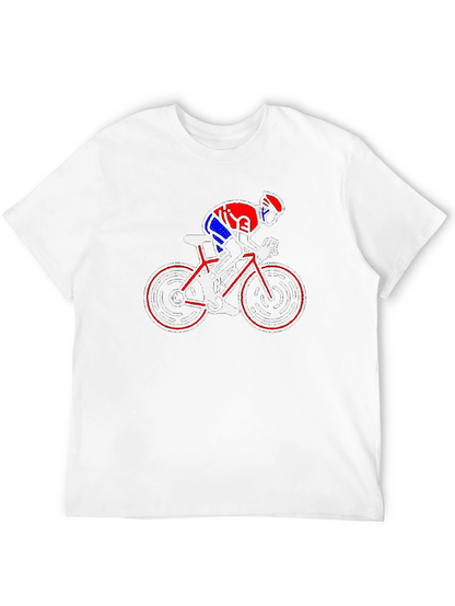 Cycling Graphic T-Shirt - Bike Rider Design
