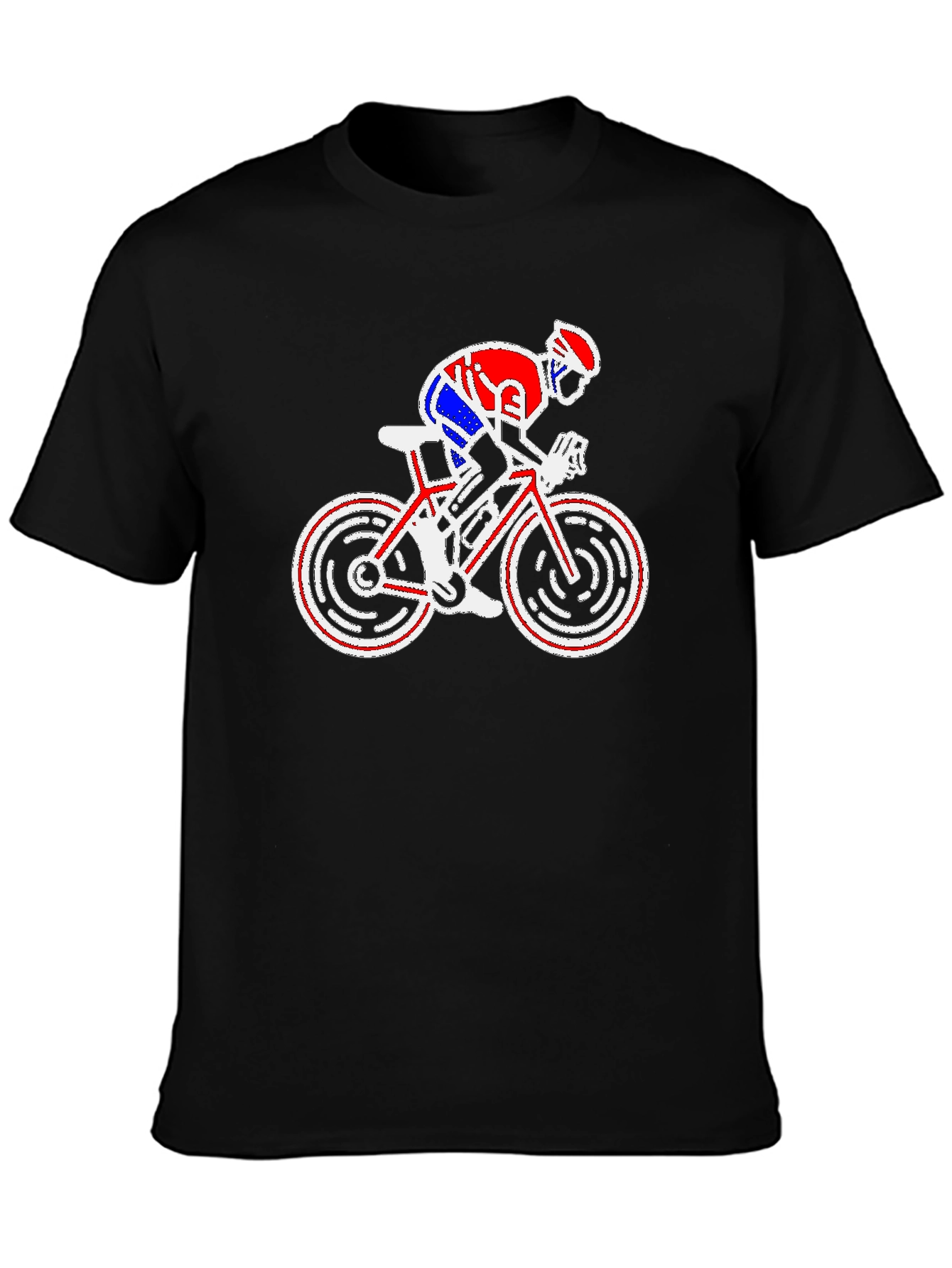 Cycling Graphic T-Shirt - Bike Rider Design