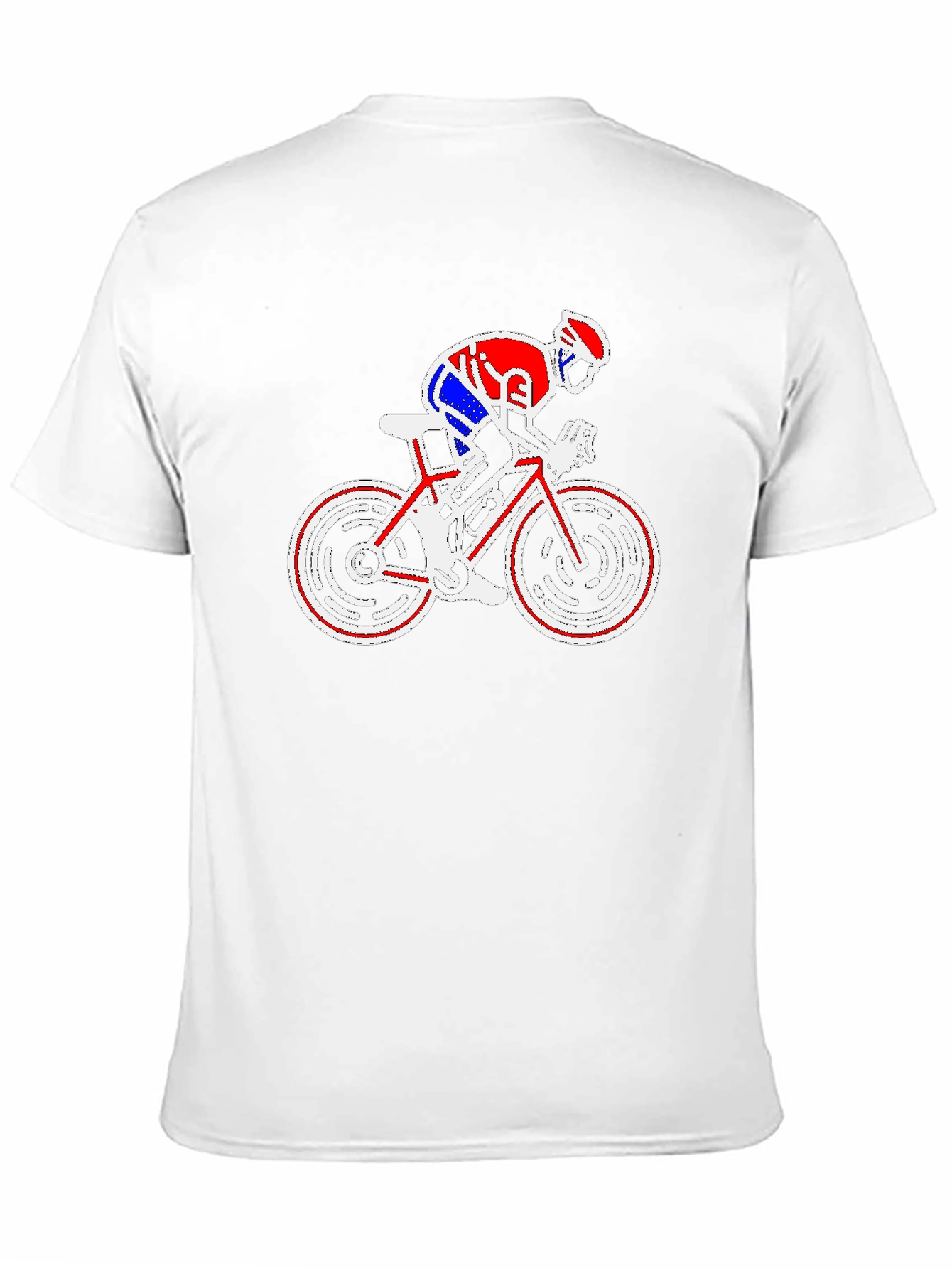 Cycling Graphic T-Shirt - Bike Rider Design