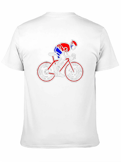 Cycling Graphic T-Shirt - Bike Rider Design