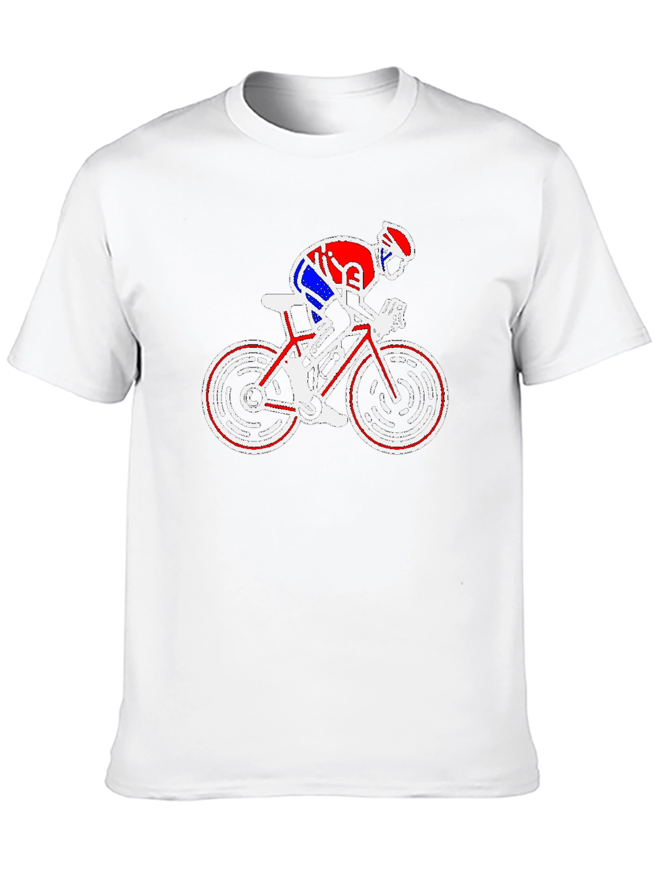 Cycling Graphic T-Shirt - Bike Rider Design