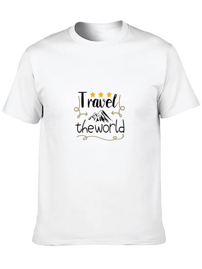 Travel the World Black Graphic Tee