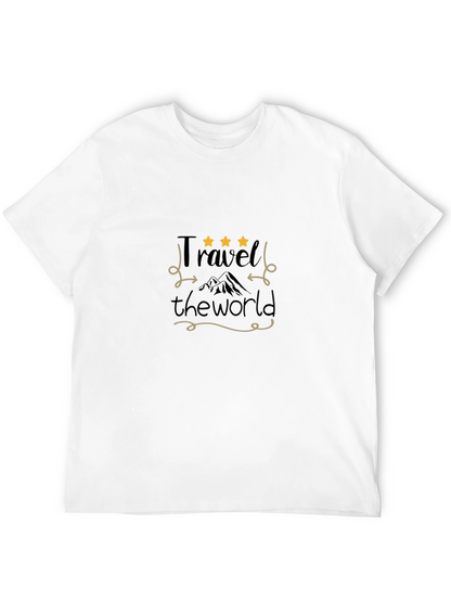 Travel the World Black Graphic Tee