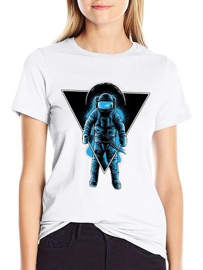 Astronaut Graphic T-Shirt - Unisex Black Tee