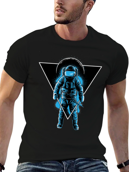 Astronaut Graphic T-Shirt - Unisex Black Tee