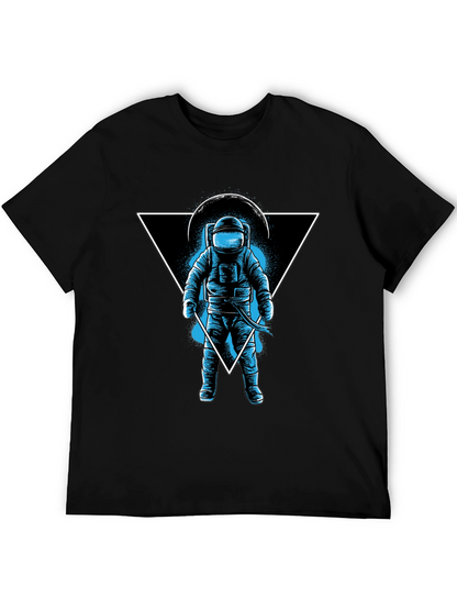 Astronaut Graphic T-Shirt - Unisex Black Tee