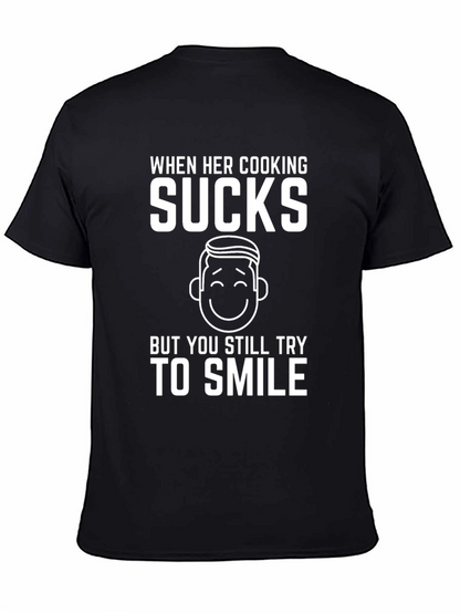 Funny Cooking Sucks T-Shirt