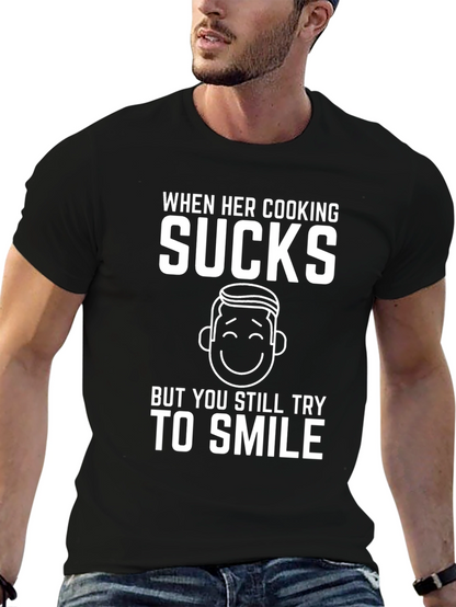 Funny Cooking Sucks T-Shirt