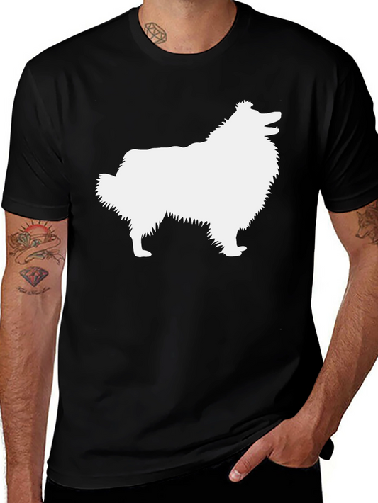 Sheltie Dog Silhouette T-Shirt - Unisex Tee