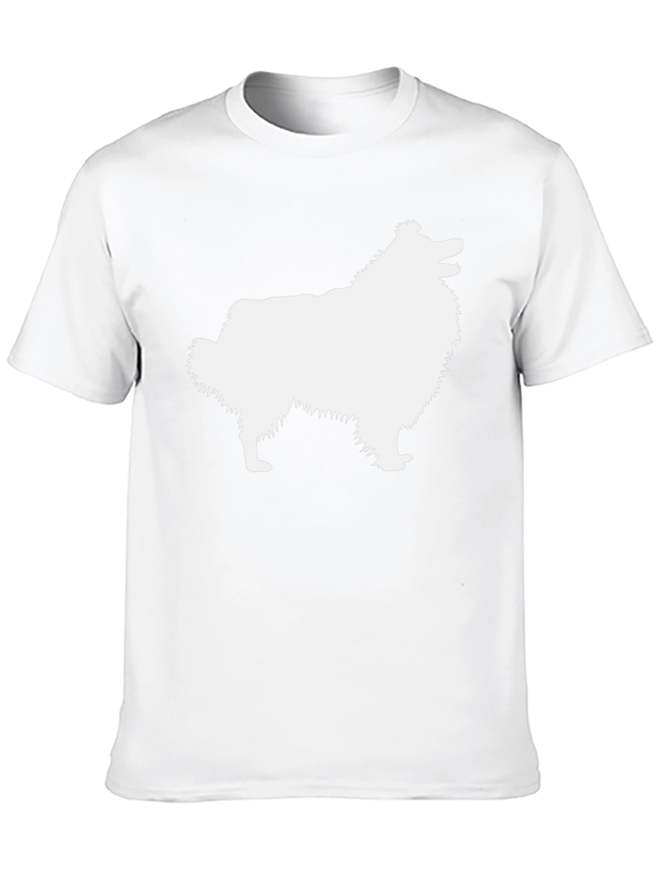 Sheltie Dog Silhouette T-Shirt - Unisex Tee