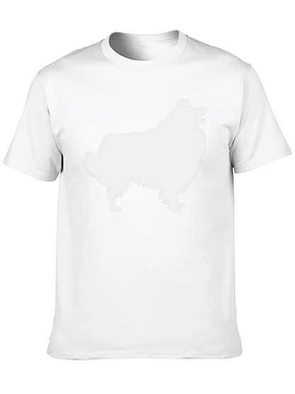 Sheltie Dog Silhouette T-Shirt - Unisex Tee