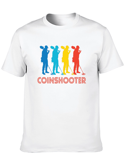 Coinshooter Retro Style Black T-Shirt