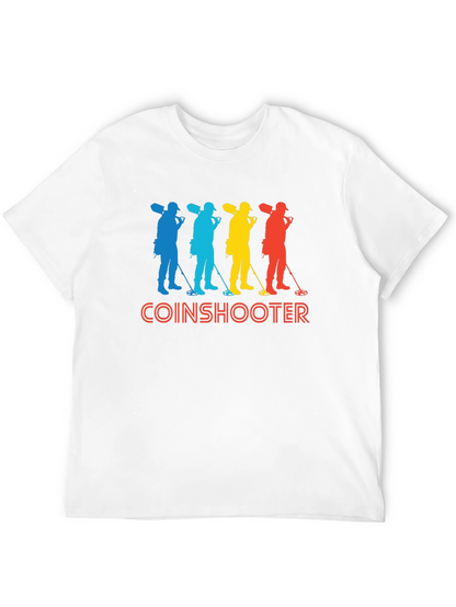 Coinshooter Retro Style Black T-Shirt
