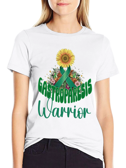 Gastroparesis Warrior Sunflower Awareness T-Shirt
