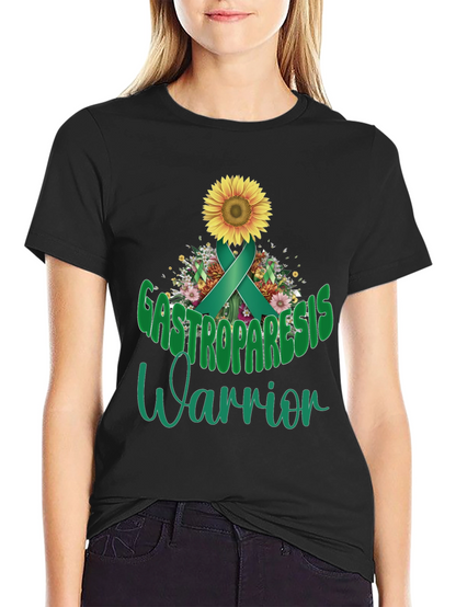 Gastroparesis Warrior Sunflower Awareness T-Shirt