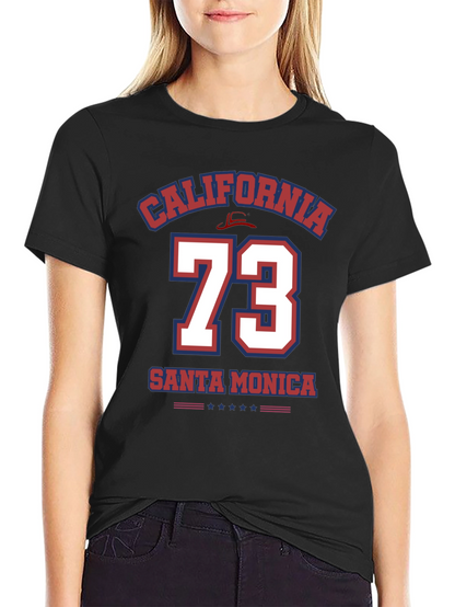 California Santa Monica 73 T-Shirt - Black