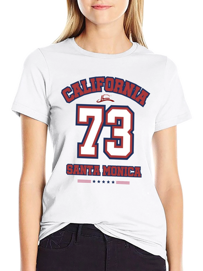 California Santa Monica 73 T-Shirt - Black