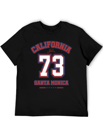 California Santa Monica 73 T-Shirt - Black