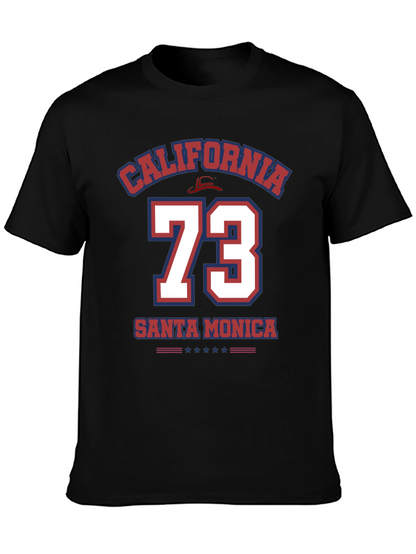 California Santa Monica 73 T-Shirt - Black