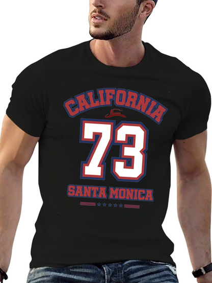 California Santa Monica 73 T-Shirt - Black