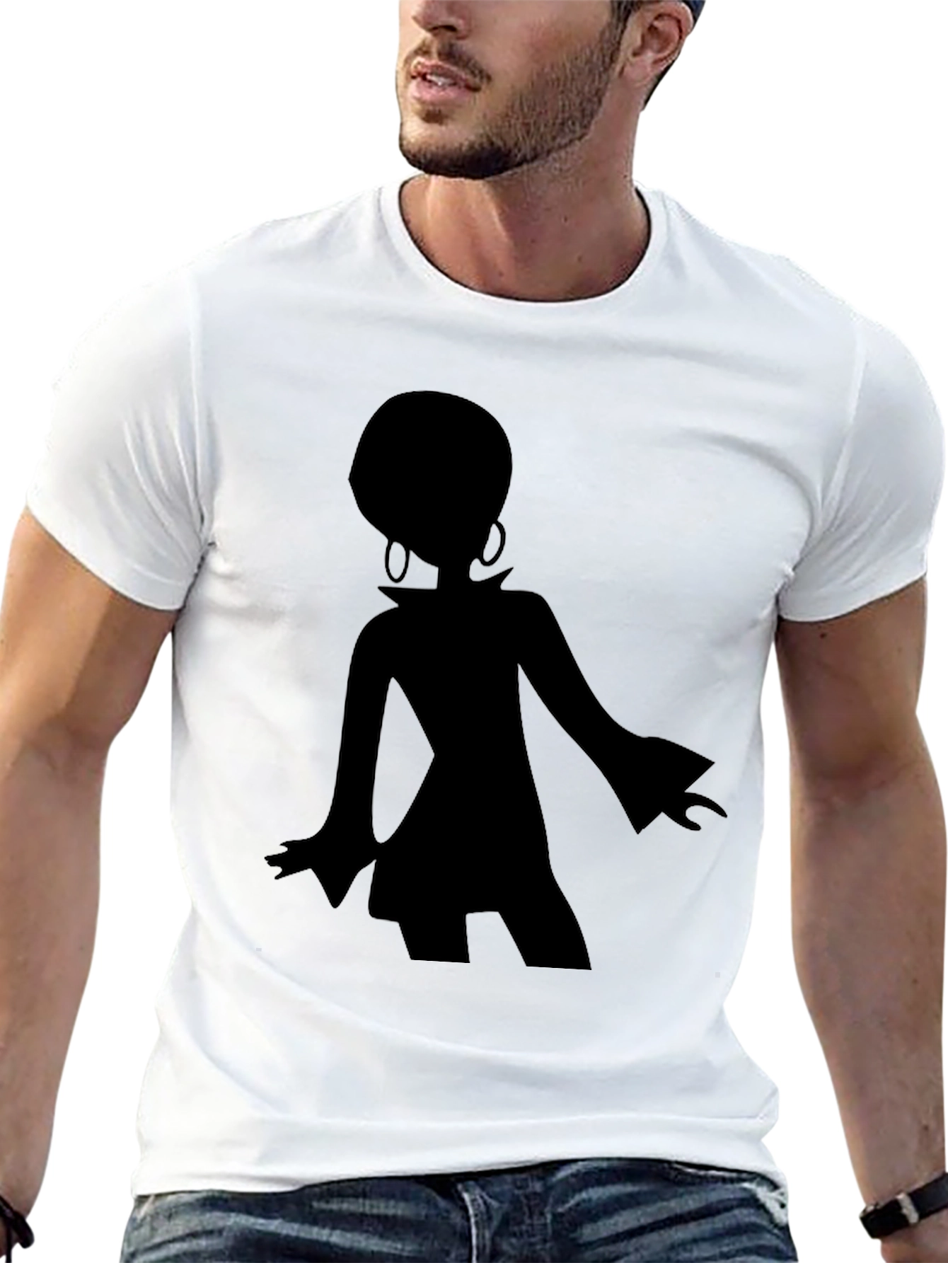 Retro Disco Dancer Silhouette Graphic Tee