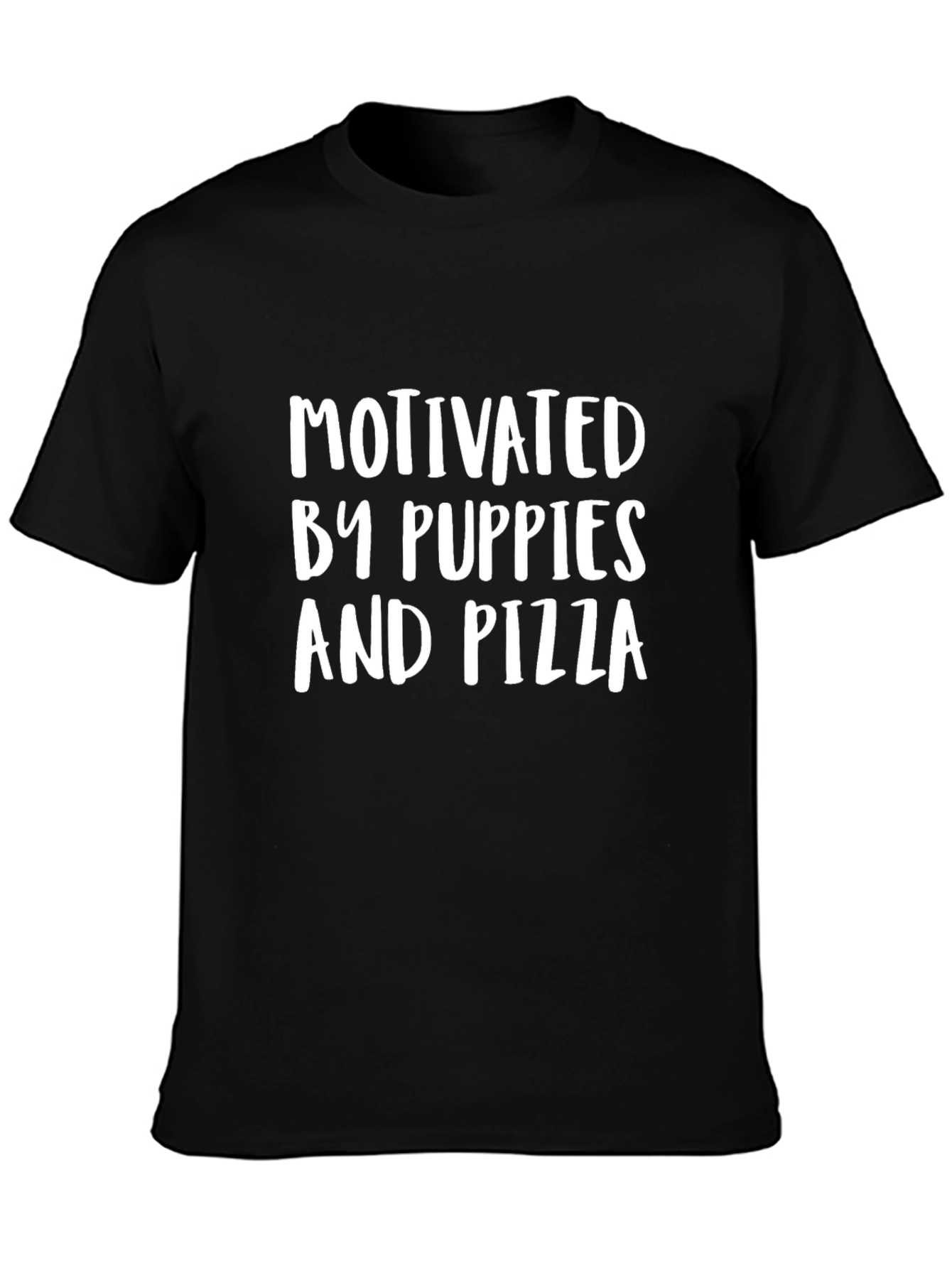 Motivated By Puppies and Pizza T-Shirt