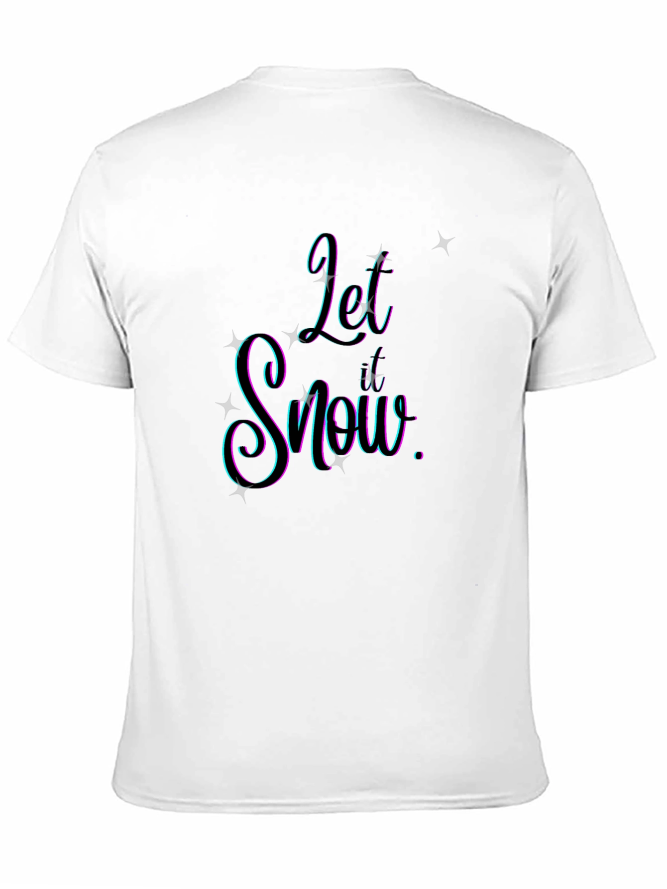 Let It Snow Graphic Tee - Stylish Holiday Apparel
