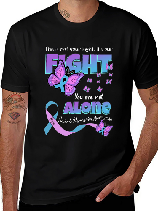Suicide Prevention Awareness T-Shirt - You Are Not Alone